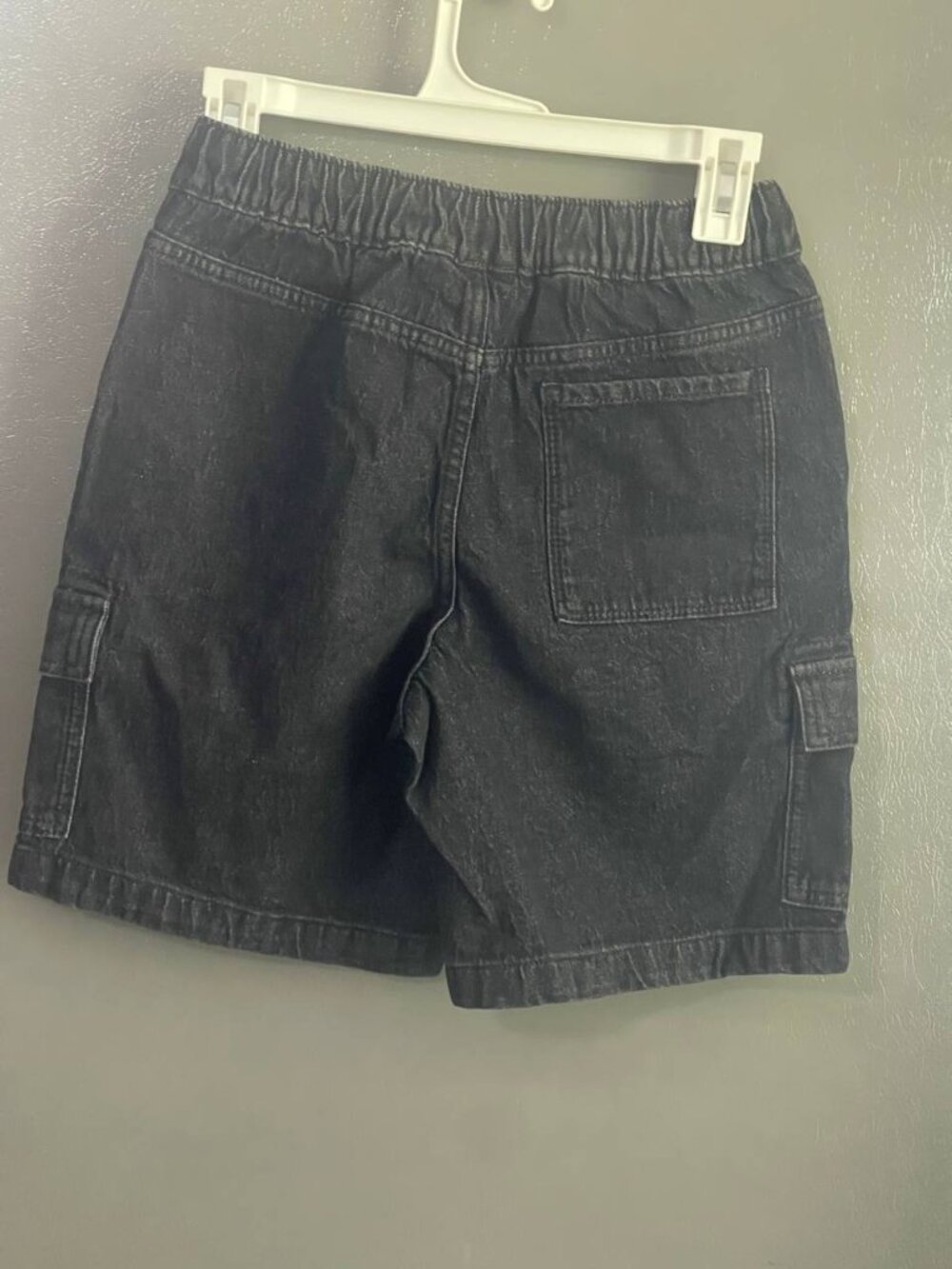 Boys Pull-On Denim Cargo Shorts 10/12 - Picture 2 of 3